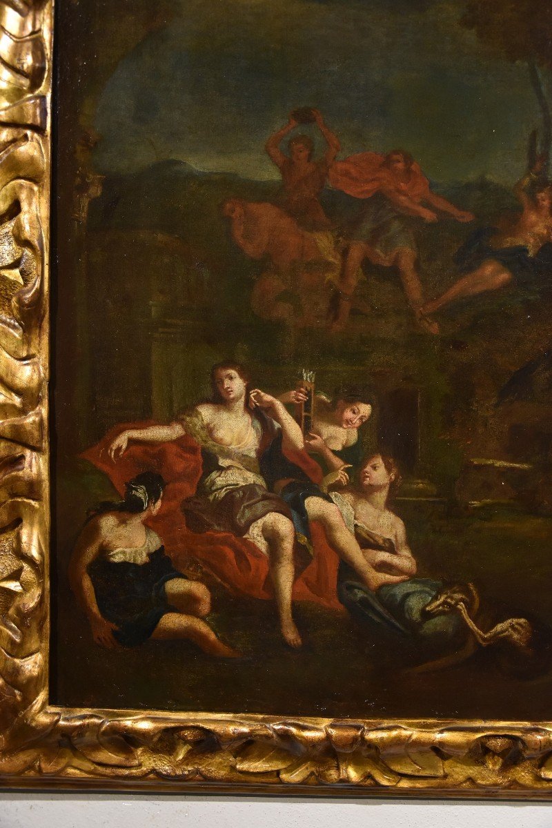 Bon Boullogne (paris, 1649 - Paris, 1717) Workshop Of Episodes From The Myth Of Diana-photo-4