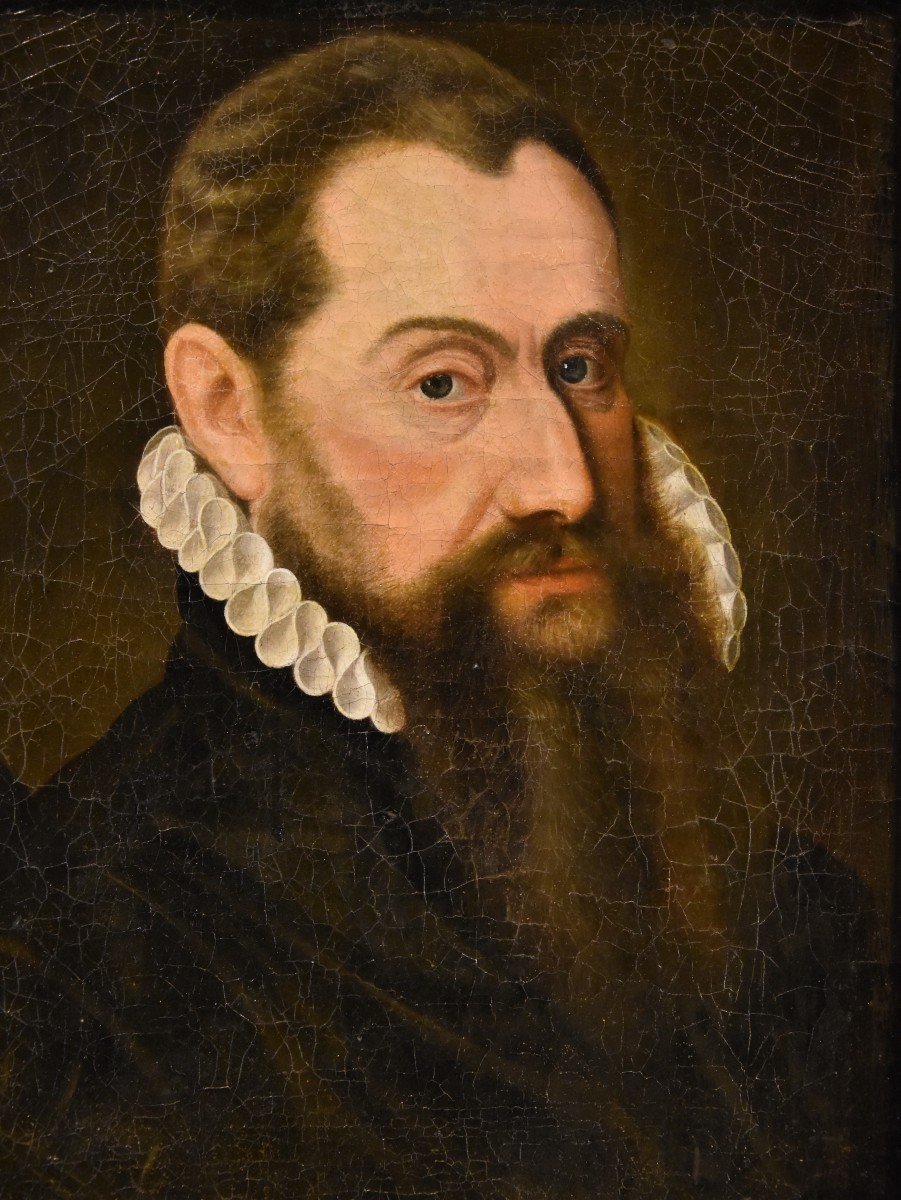 Portrait d'Un Gentilhomme, Frans Pourbus (Bruges 1545 - Anvers 1581) Entourage-photo-8