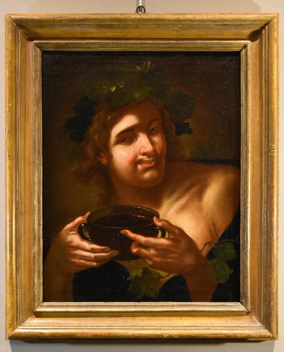 Dionysos, Peintre Caravagesque Actif à Rome Au XVIIe Siècle (atelier De Gerard Van Honthorst)-photo-2