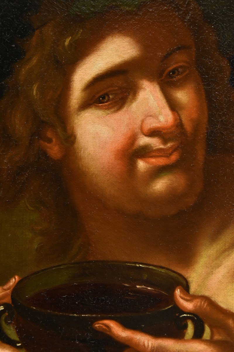 Dionysus (allegory Of Taste), Caravaggesque Artist Active In Rome In The 17th Century-photo-3