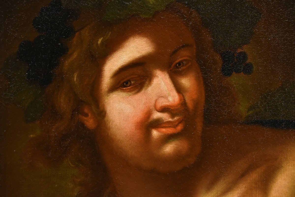 Dionysos, Peintre Caravagesque Actif à Rome Au XVIIe Siècle (atelier De Gerard Van Honthorst)-photo-2