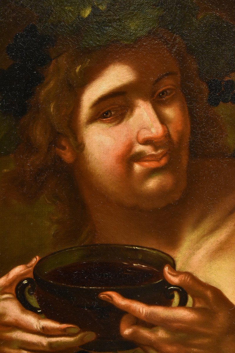 Dionysus (allegory Of Taste), Caravaggesque Artist Active In Rome In The 17th Century-photo-3