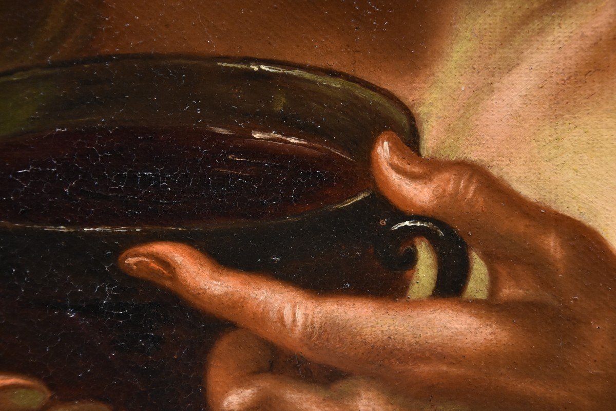 Dionysos, Peintre Caravagesque Actif à Rome Au XVIIe Siècle (atelier De Gerard Van Honthorst)-photo-6