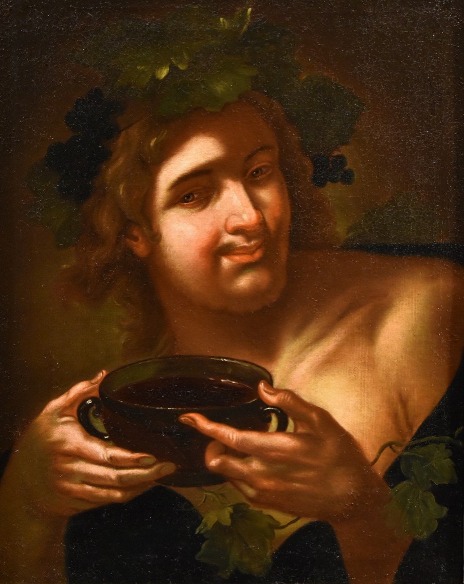 Dionysos, Peintre Caravagesque Actif à Rome Au XVIIe Siècle (atelier De Gerard Van Honthorst)