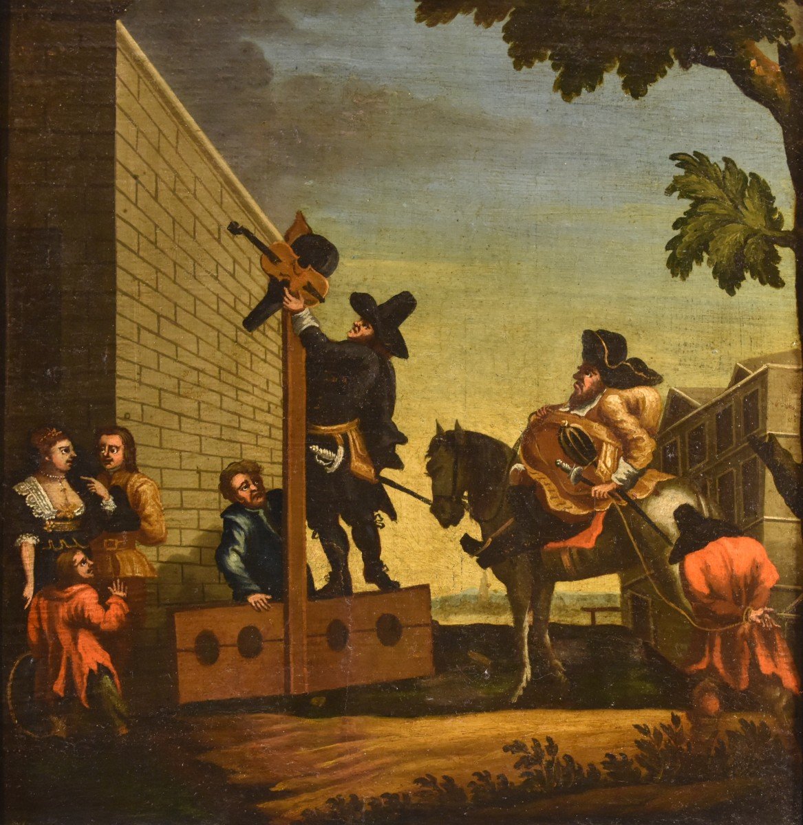 William Hogarth (Londres 1697 - 1764) école De, Hudibras Triomphant-photo-7