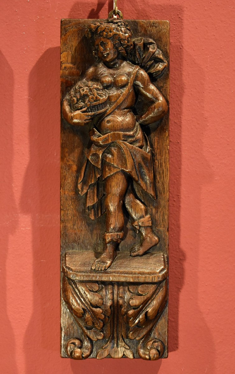 Bas-reliefs Allégorie Du Printemps Et De l'Automne, Sculpteur Flamand Du XVIIe Siècle  -photo-3