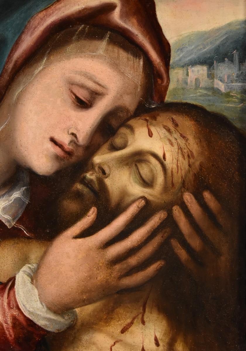 The Pietà, Giovan Bernardo Lama (naples, 1536-1600 Ca.)-photo-3