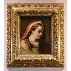 Gaspare Diziani (belluno 1689 - Venice 1767)  Portrait Of A Young Princess (salome?)