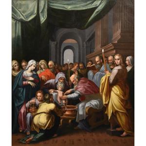 Circoncision Du Christ, Gérard De Lairesse (liège 1641 - Amsterdam 1711) Attribué 