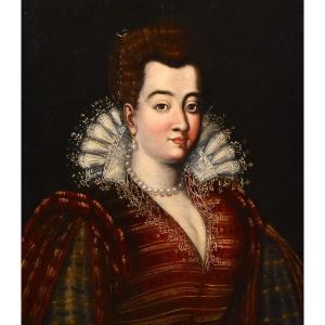 Portrait De La Grande-duchesse Bianca Cappello, Scipione Pulzone Dit Il Gaetano (1544 - 1598)