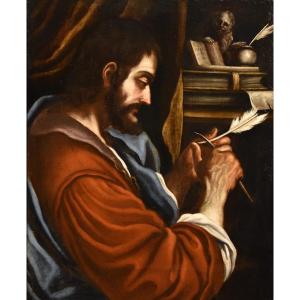 Saint Mark The Evangelist, Bartolomeo Gennari (cento, 1594 - Bologna, 1661) Attributable To