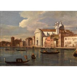 Giacomo Guardi (venice, 1764 - 1835), View Of Venice With The Giudecca Canal