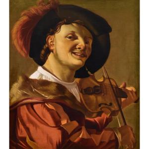 Violin Player, Hendrick Ter Brugghen (the Hague 1588-1629 Utrecht) Workshop