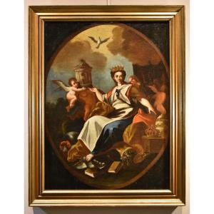 The Allegory Of Europe, Francesco Solimena (canale Di Serino 1657 - Barra 1747) Workshop/circle