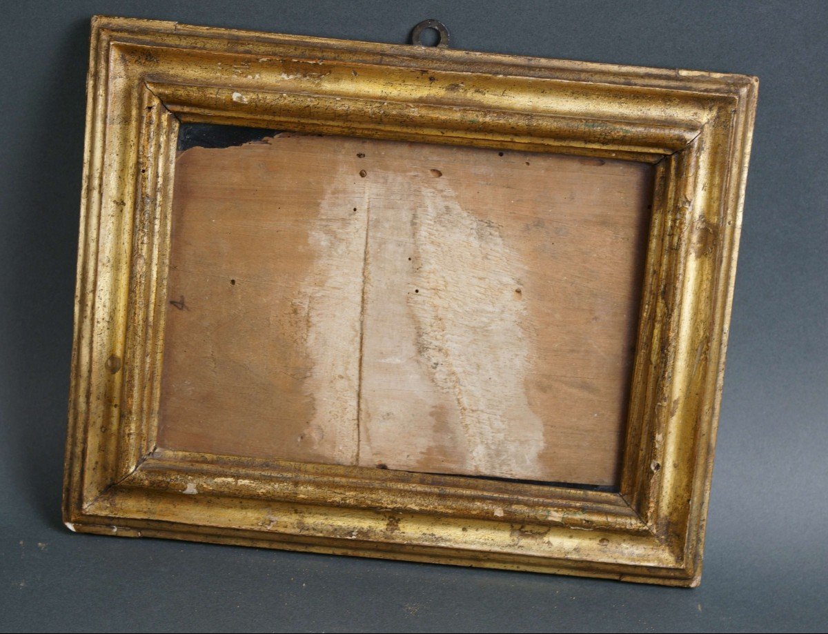 Early 18th Italian Salvator Rosa Gilt Wood Frame