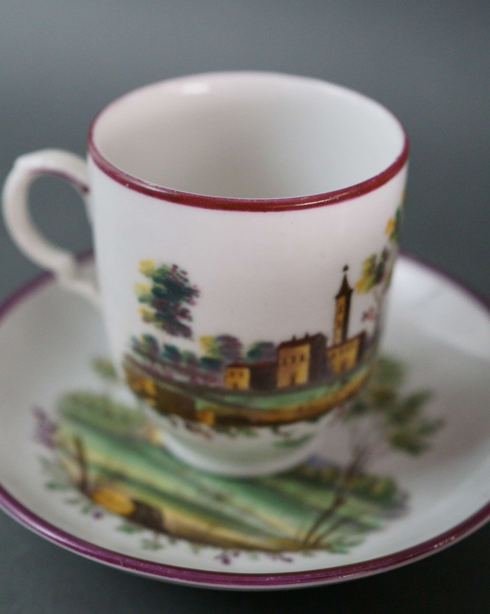 18th Italian Ginori Doccia Porcelain Coffee Service -photo-1