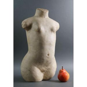 Early 20th Marble Torso Female Nude Modern School