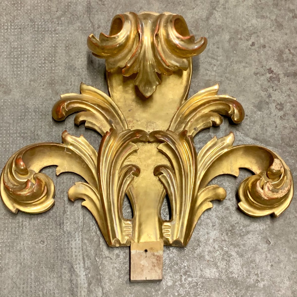 Coping In Gilded Wood - 19th Century