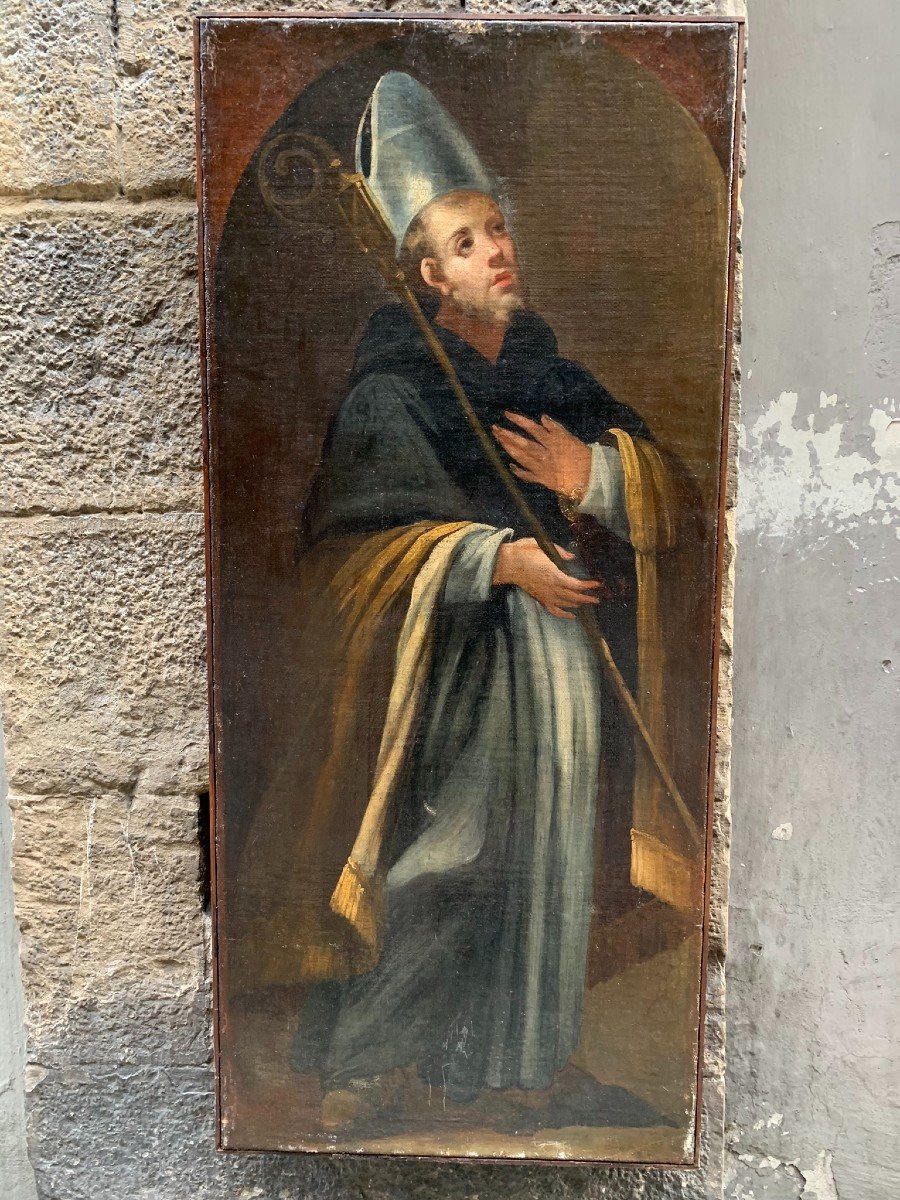 Deux Saints docteurs De l'église. Vers 1700-photo-2