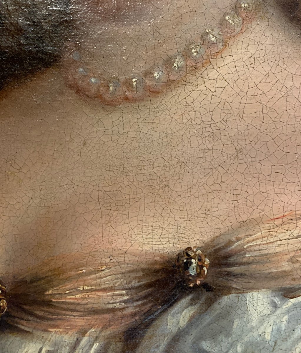 Louis Ferdinand Elle Jr. (paris, 1612-1689),, Portrait Of A Woman. Around 1680-photo-6