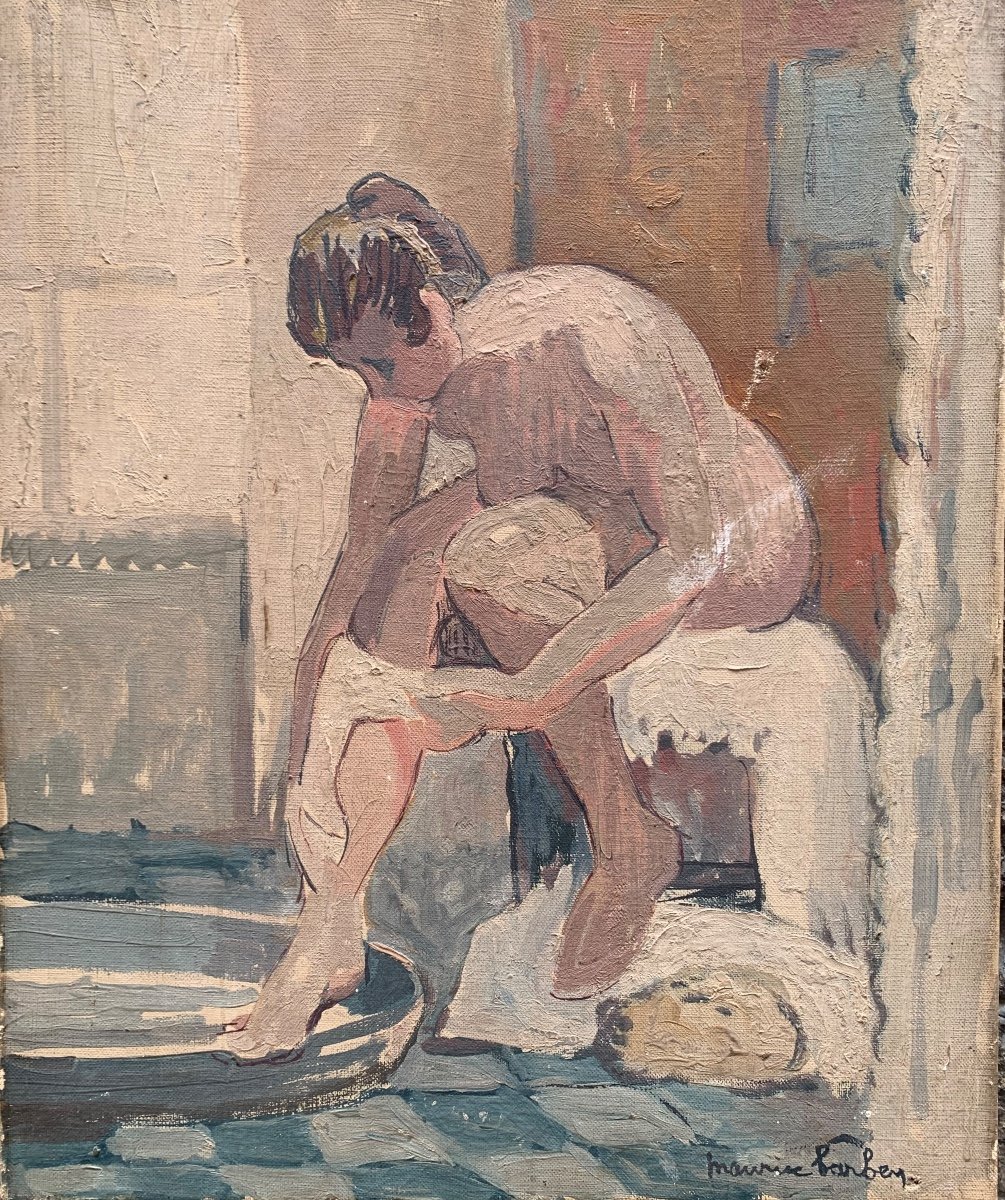 Nu Féminin Post-impressionniste De Maurice Barbey (1880-1939) - Années 1920-1930