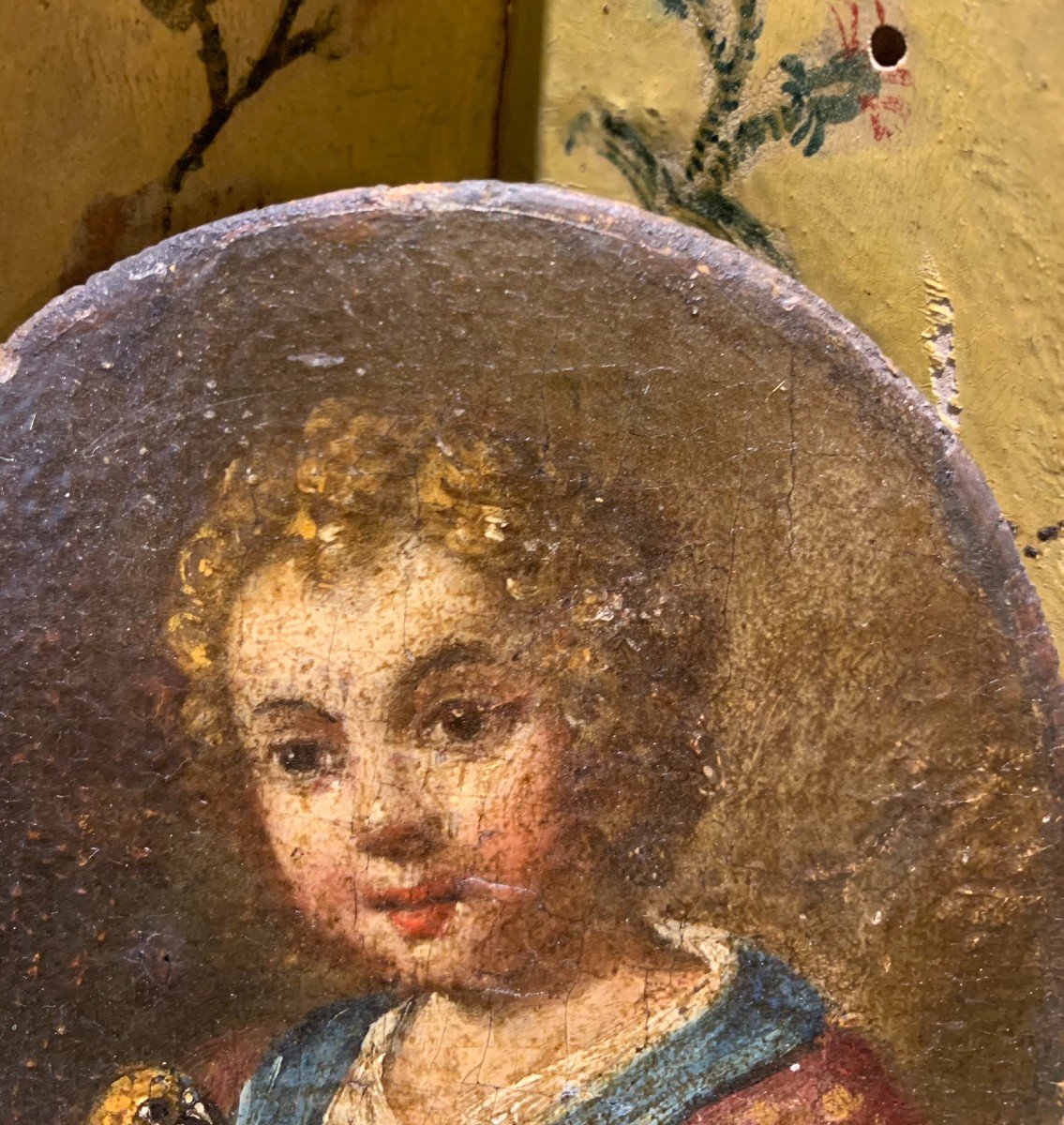 Portrait Of A Child Playing With A Bird.  Attributed To Antonio Amorosi (1660-1738)-photo-6