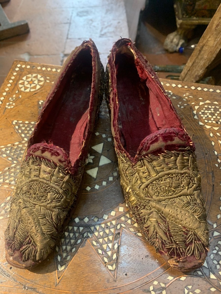 Une Paire De Chaussures. Empire Ottoman. XIXe-photo-5