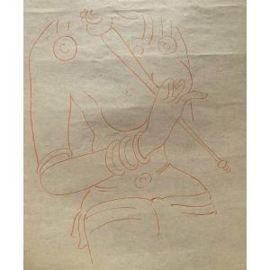 Pollonnaruwa. Sri Lanka. ​​​​​​​7 Drawings By The Traveling Painter With Hindu/buddhist Panteon