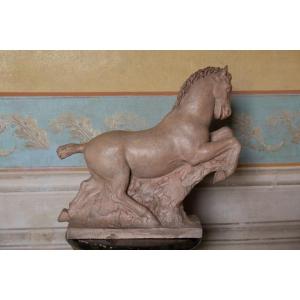 Terracotta Galloping Horse, Circa 1930-40, Giorgio Rossi (1894–1981).  Circa 1930-40 