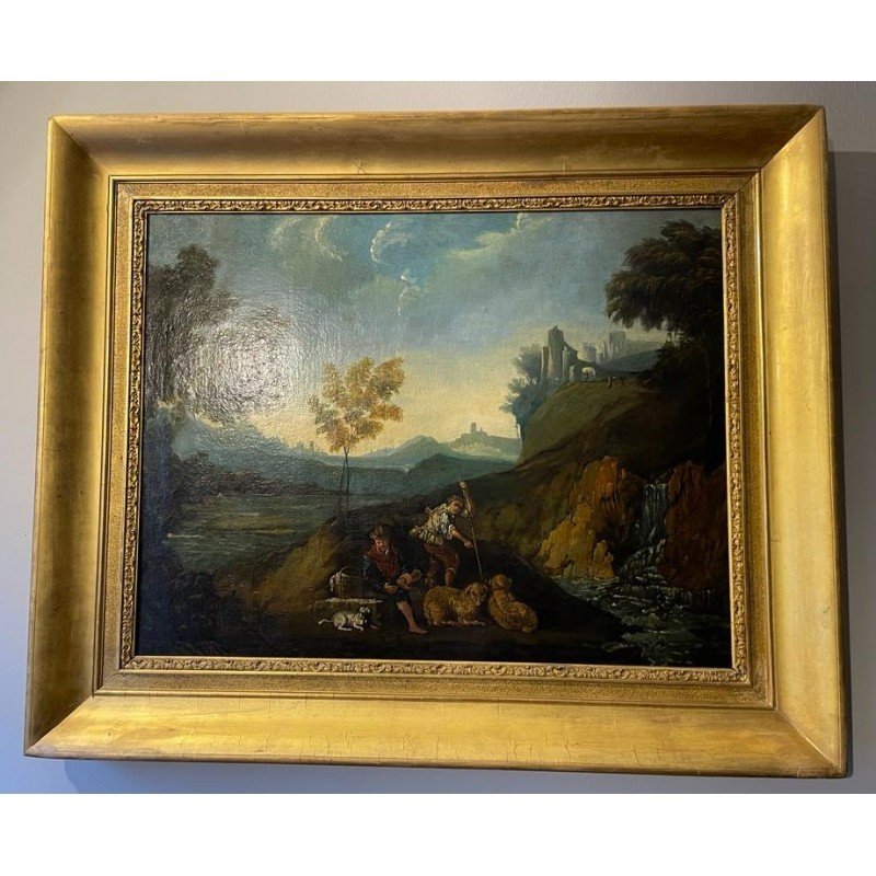 Paysage Ancien Des Années 1600