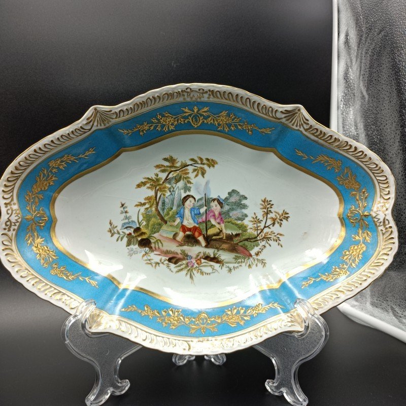 Verseur Et Assiette En Porcelaine Française-photo-2