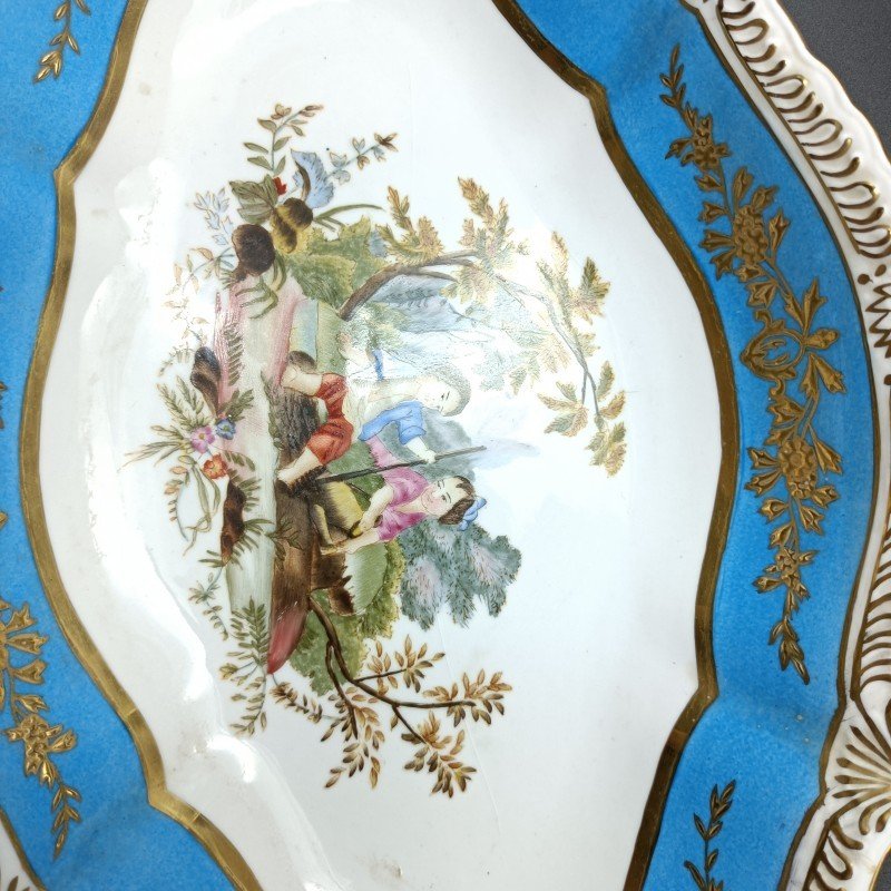 Verseur Et Assiette En Porcelaine Française-photo-6