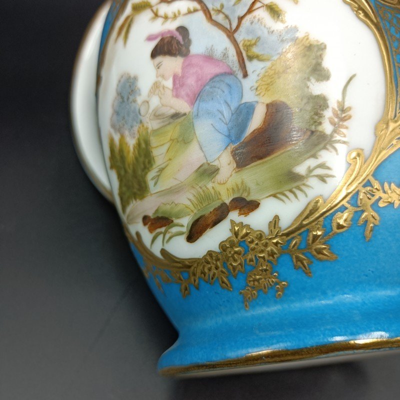 Verseur Et Assiette En Porcelaine Française-photo-8