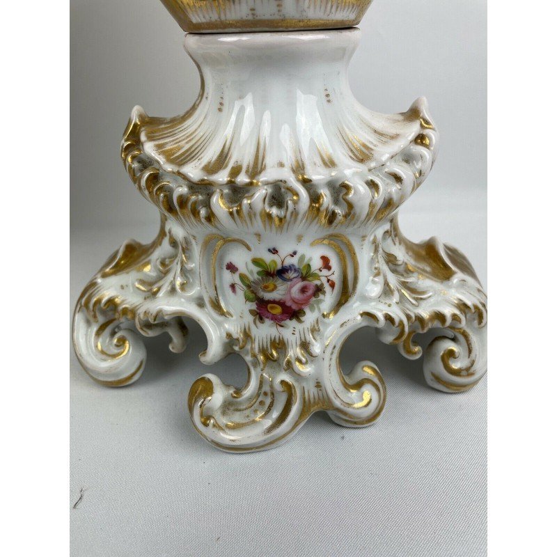 Paire De Vases En Porcelaine Française d'époque Louis-philippe-photo-3