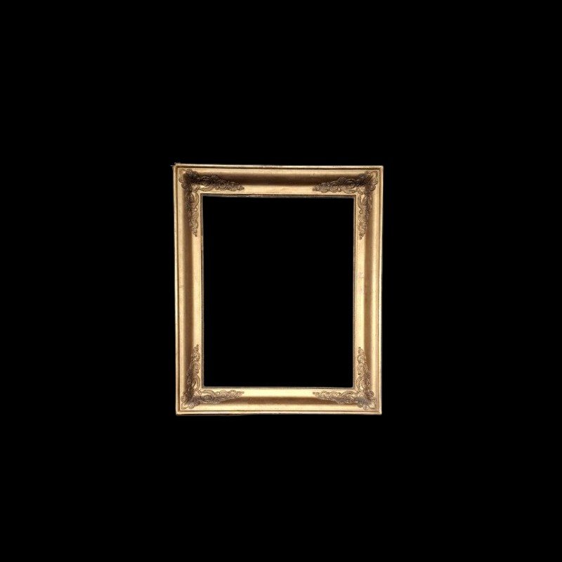 Golden Frame From The First Half Of The 19th Century-photo-1