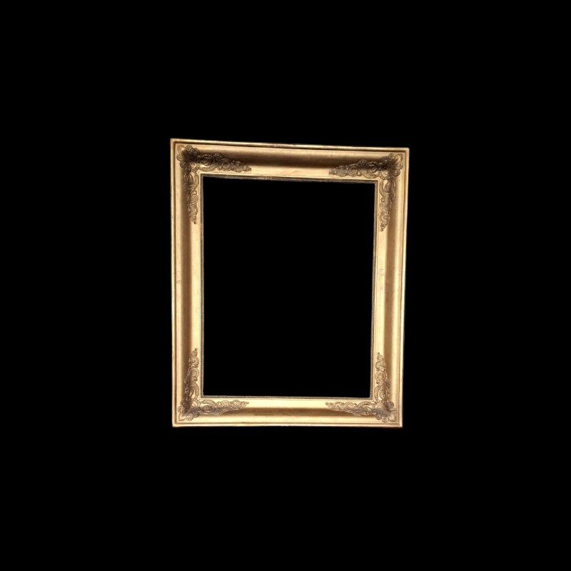 Golden Frame From The First Half Of The 19th Century-photo-7