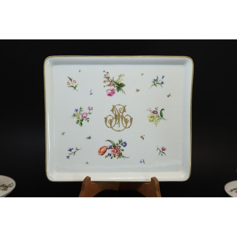 19th Century Paris Porcelain Tete A Tete Service-photo-1