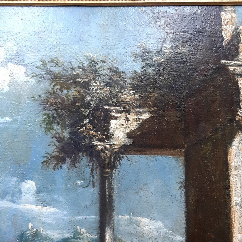 Oil Painting On Canvas From The Late 19th Century After Giuseppe Ponga-photo-5