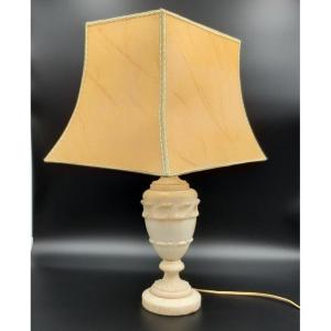 Lampe En Alâbtre Du Premier Trimestre Du 20ème Siècle.