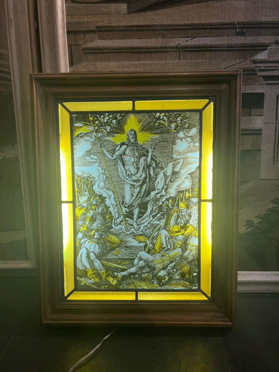 Rare Pair Of Illuminated Panels-photo-3