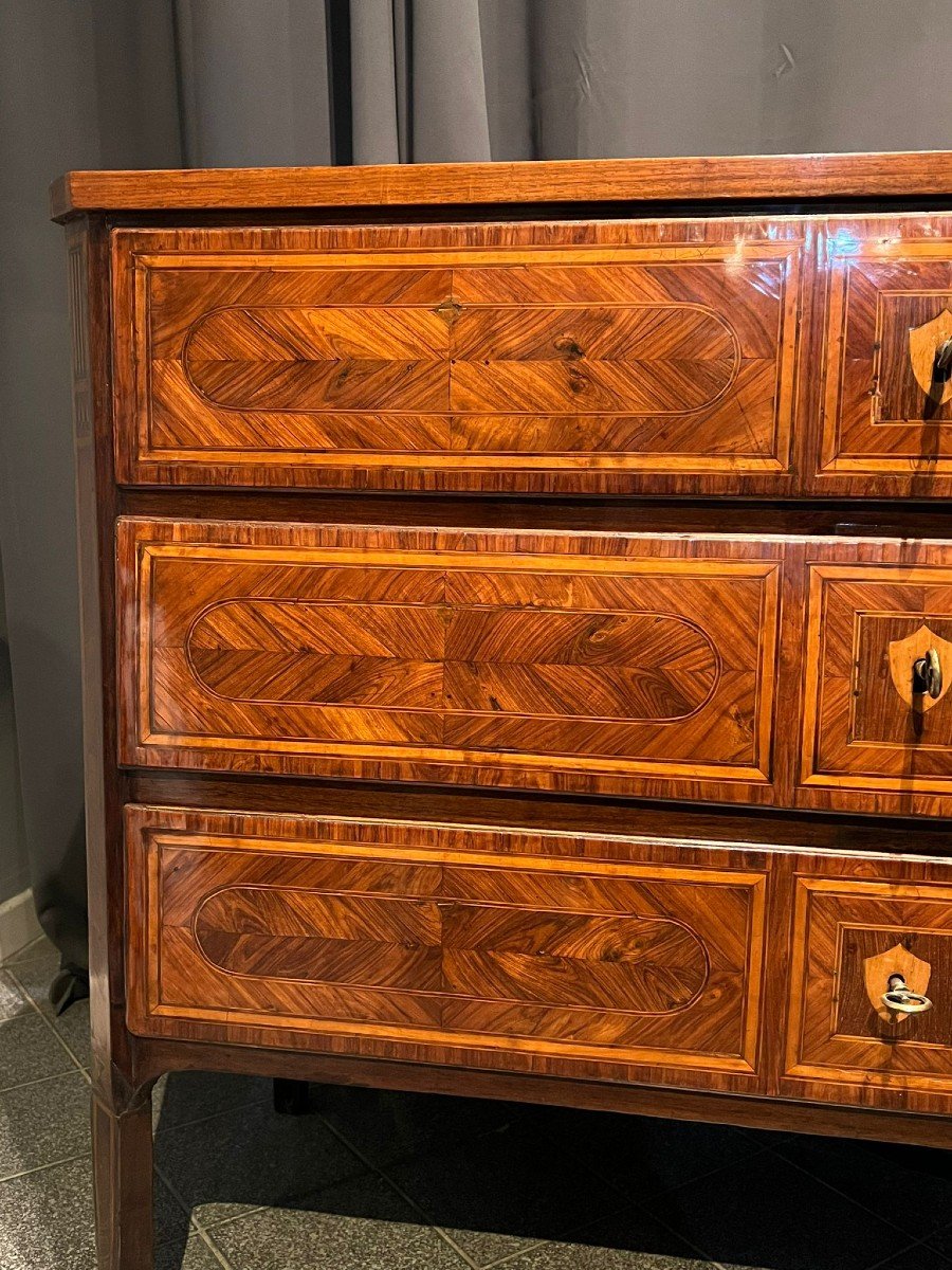 18th Century Threaded Chest Of Drawers-photo-3