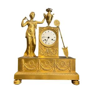 Empire Clock With Female Figure