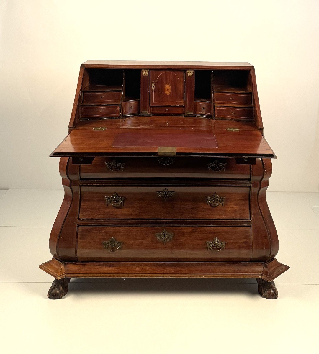 Mahogany Veneered Folding Chest Of Drawers England 19th Century-photo-4