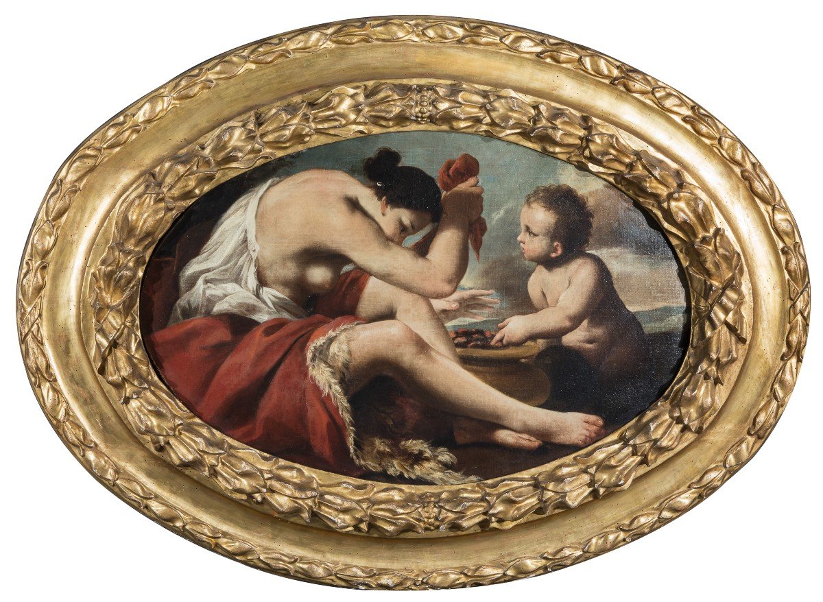 Venetian School, "venus Warming Herself At A Brazier Or Allegory Of Winter"