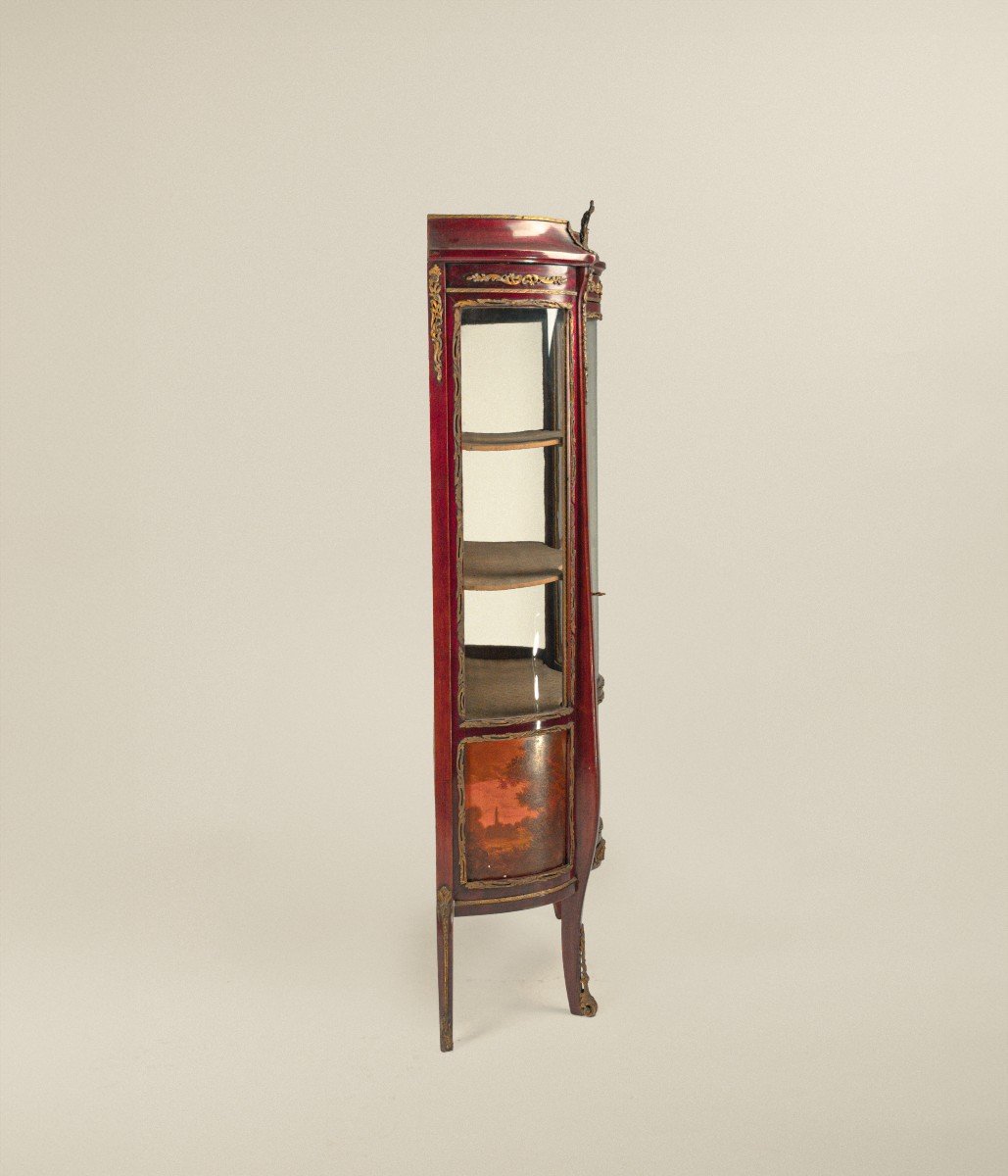 Mahogany Display Cabinet, France, Second Half Of The 19th Century-photo-2