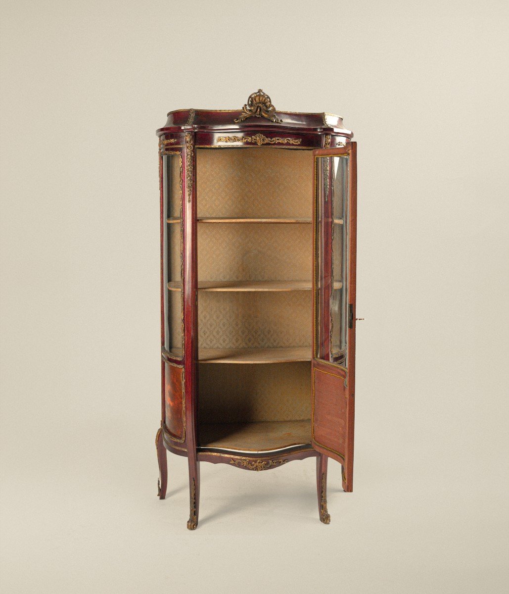 Mahogany Display Cabinet, France, Second Half Of The 19th Century-photo-2