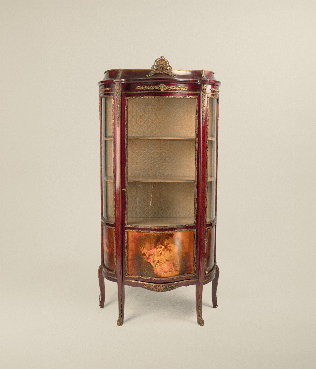 Mahogany Display Cabinet, France, Second Half Of The 19th Century