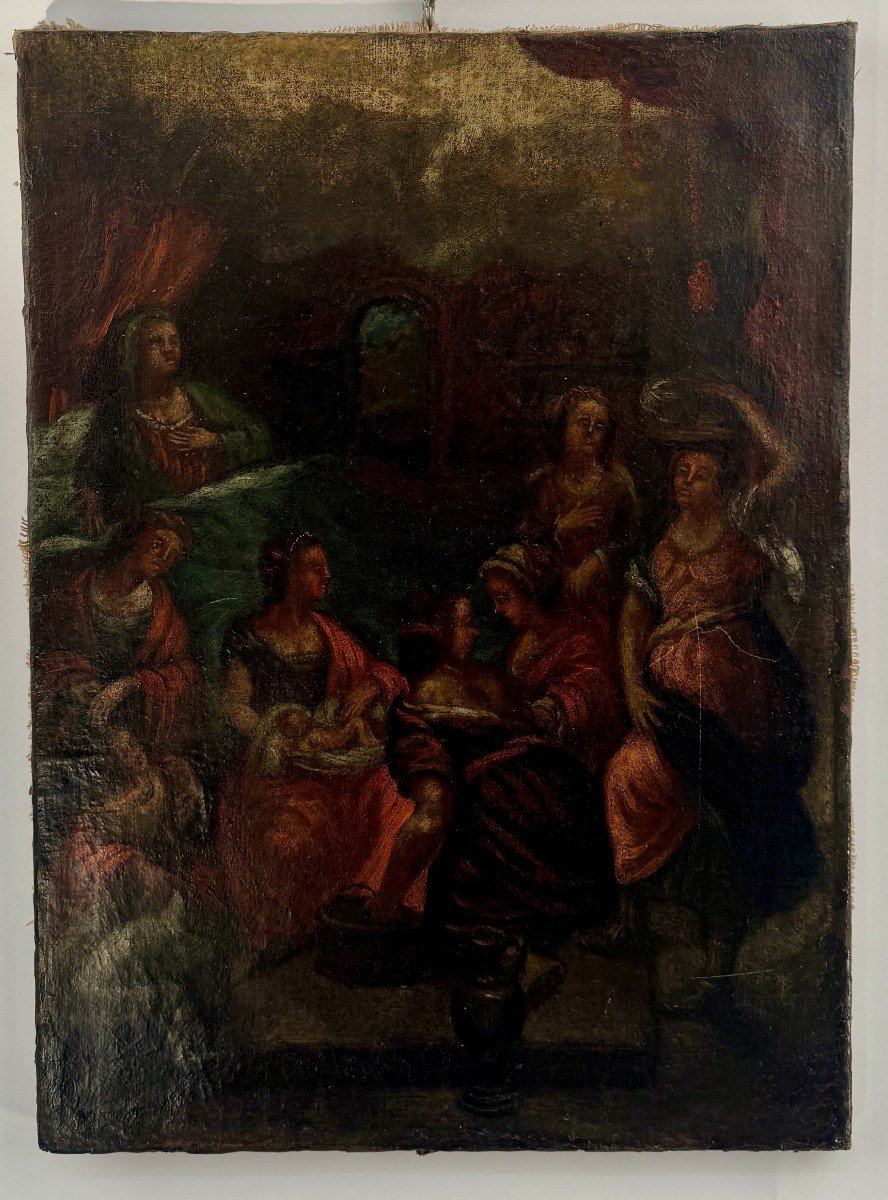 Anonymous, 17th Century, "birth Of The Virgin"