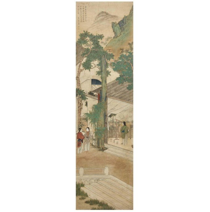 Pair Of Paintings, China, Qing Dynasty, 18th-19th Century-photo-2