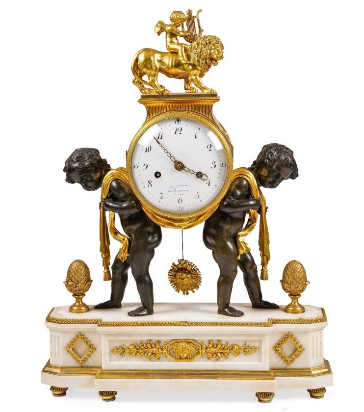 Table Clock. Charles-guillaume Manière, Paris, Late 18th - Early 19th Century